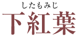 下紅葉　したもみじ