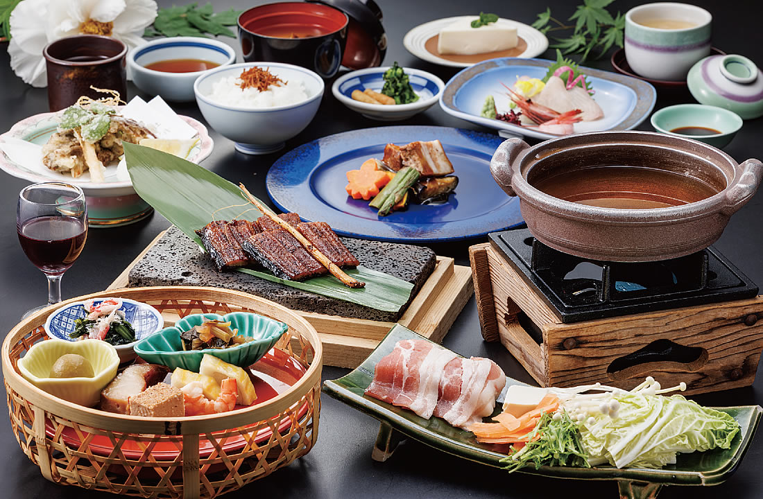 国産うなぎ溶岩焼き